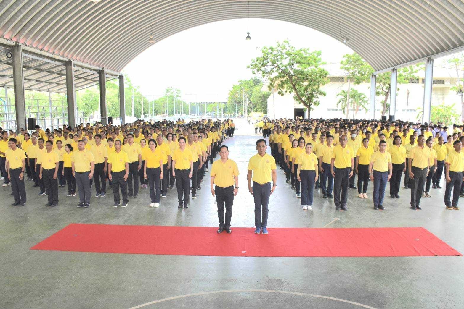 title - กิจกรรมส่งมอบธงตราสัญลักษณ์งานเฉลิมพระเกียรติพระบาทสมเด็จพระเจ้าอยู่หัว เนื่องในโอกาสพระราชพิธีมหามงคลเฉลิมพระชนมพรรษา 6 รอบ 28 กรกฎาคม 2567
